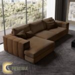 ركنة خشب زان على شكل L