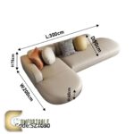 ركنة خشب زان مميزة على شكل L - Image 2