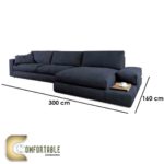 Special L Shape Sofa Beech Wood - Image 2