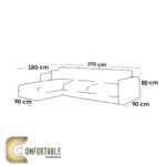 ركنه خشب زان _ L Shape Sofa Beech Wood - Image 2