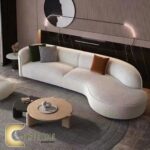 ركنه خشب زان مودرن _ L Shape corner Sofa Beech Wood modern