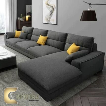 ركنه خشب زان مودرن _ L Shape corner Sofa Beech Wood modern