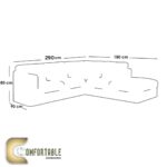 ركنة خشب زان عالية الجودة L Shape | L Shape Corner Sofa Beech Wood Quality - Image 2