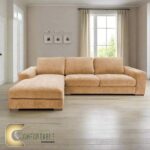 ركنة خشب زان مميزة على شكل L | L Shape Corner Sofa Beech Wood Unique