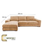ركنة خشب زان مميزة على شكل L | L Shape Corner Sofa Beech Wood Unique - Image 2