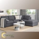 ركنة خشب زان مميزة على شكل L | L Shape Corner Sofa Beech Wood Unique