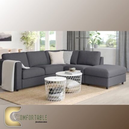 ركنة خشب زان مميزة على شكل L | L Shape Corner Sofa Beech Wood Unique