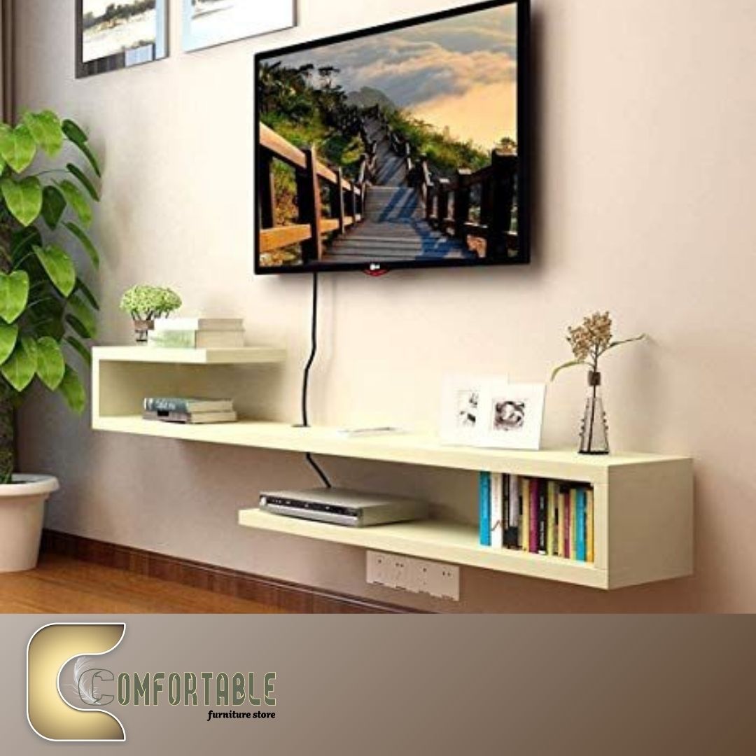 31 Hanging Tv Unit Off White (HT-04) - Image 1