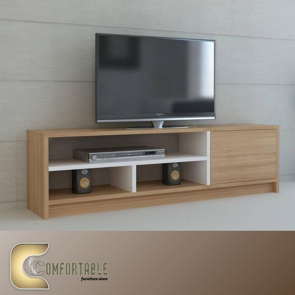 35 TV unit WHITE BIEGE - Image 1