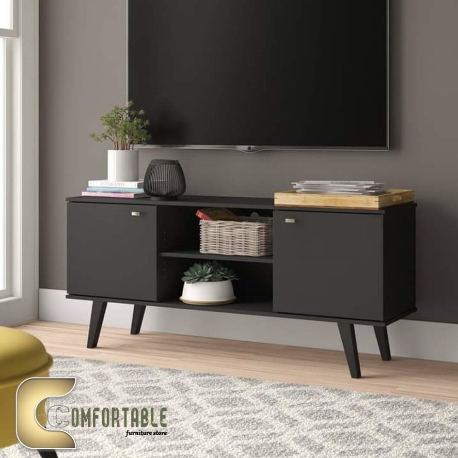 38 TV unit black - Image 1