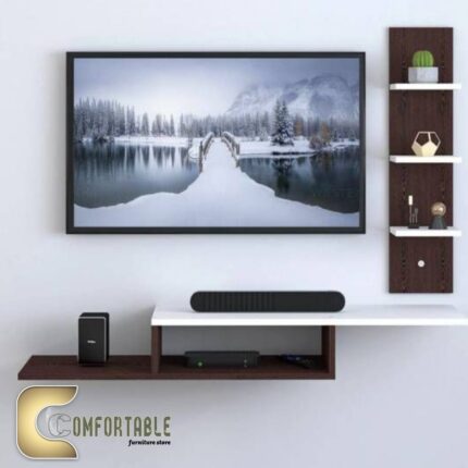 وحدة تليفزيون معلقة مع ستاند جانبي (HT-11)