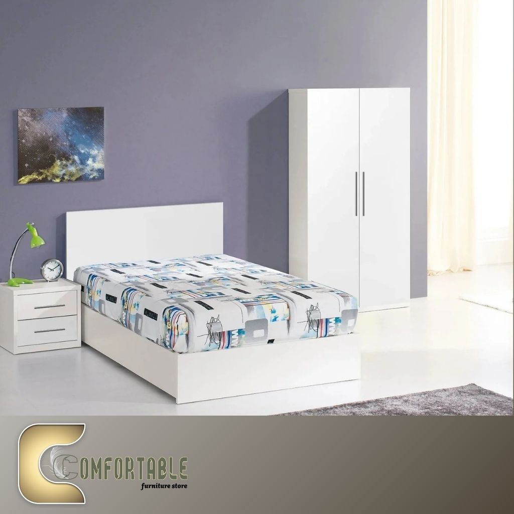 غرفة أطفال كاملة مودرن | خامات عالية الجودة - كوليكشن 2026 غرفة نوم أطفال مودرن بتصميم عصري مع سرير ووحدات تخزين ذكية