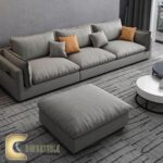 كنبة خشب زان احمر مع بف(C01)